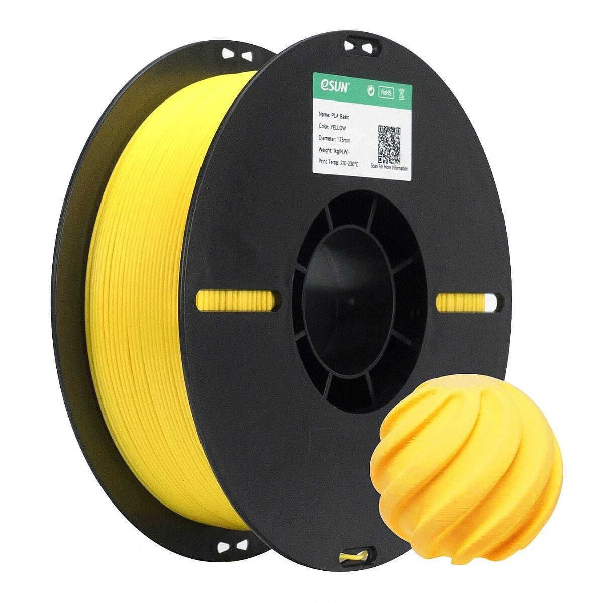 eSUN Filament PLA-Basic Sarı 1.75mm - 2