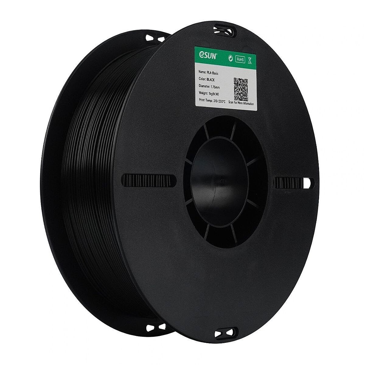 eSUN Filament PLA-Basic Siyah 1.75mm - 1