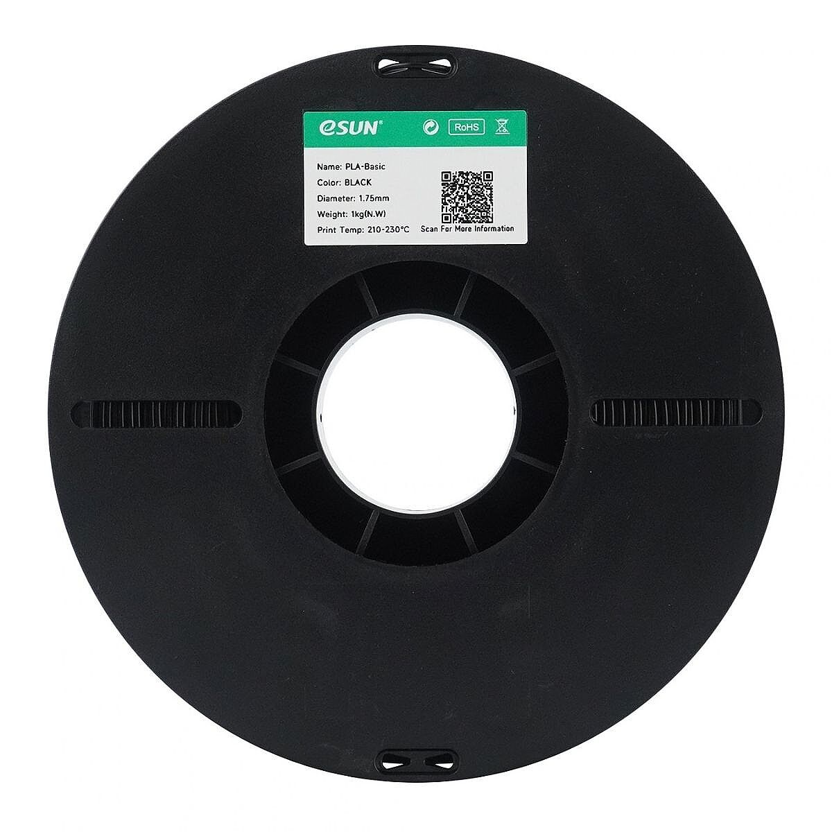 eSUN Filament PLA-Basic Siyah 1.75mm - 5