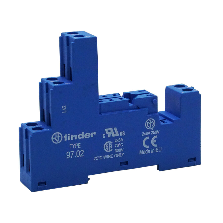 Finder 97.02 Relay Socket - For 46.52 Series