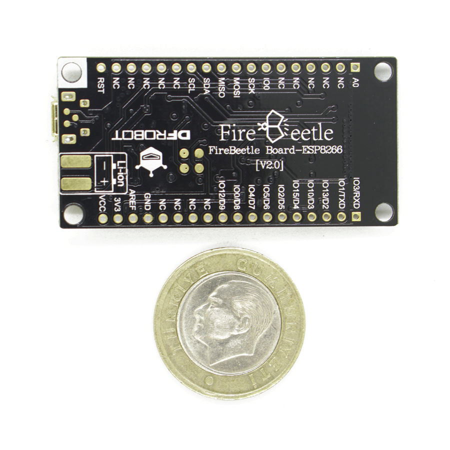 FireBeetle ESP8266 IOT Mikrodenetleyici (Wi-Fi Destekli)