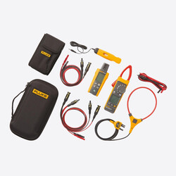 Fluke 393 FC CAT III 1500 V True-RMS Solar Pensampermetre, IRR1-SOL Işınım Ölçer ve Pomona MC4 Test Kabloları Kit