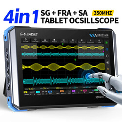FNIRSI DPOS350P 4'ü 1 Arada 350MHz 1GSPS Osiloskop + Sinyal Jeneratörü + Spektrum Analizörü + Frekans Analizörü - Thumbnail