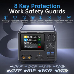 FNIRSI IPS3608 AC-DC 0-36V 8A Ayarlı Dijital Akıllı Güç Kaynağı - Thumbnail