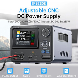 FNIRSI IPS3608 AC-DC 0-36V 8A Ayarlı Dijital Akıllı Güç Kaynağı - Thumbnail