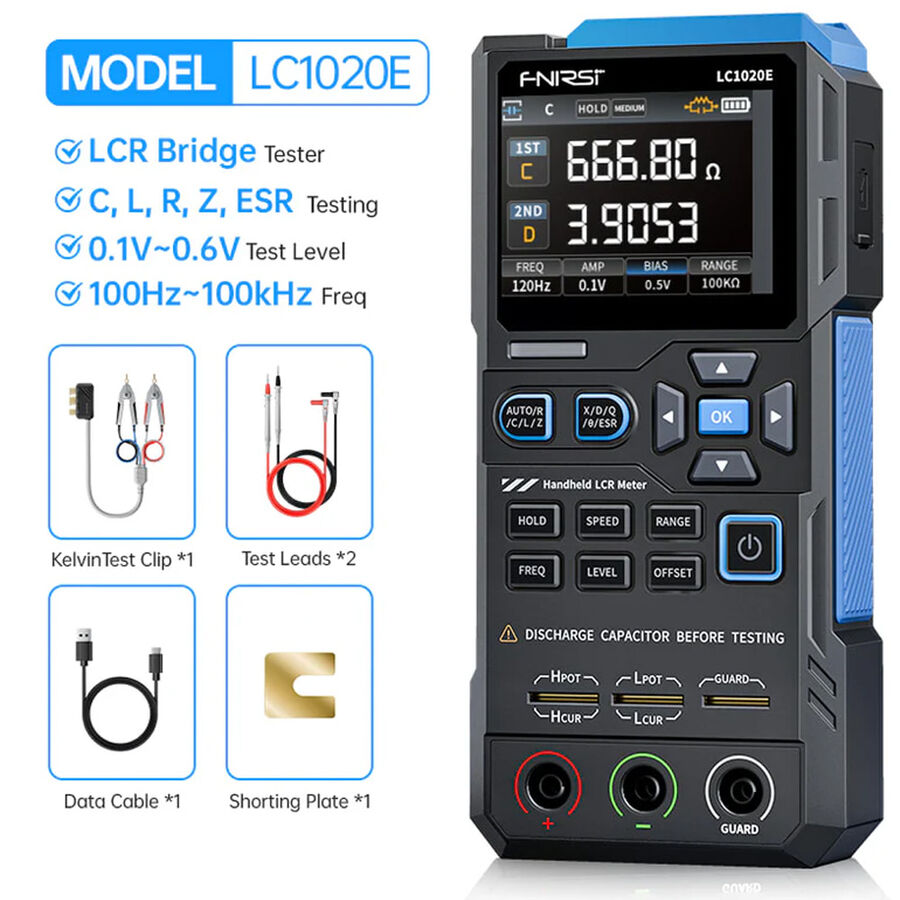 FNIRSI LC1020E Yüksek Hassasiyetli El Tipi LCR Metre - 2