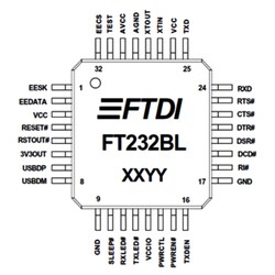 FT232BL SMD USB Arayüz Entegresi LQFP-32 - Thumbnail