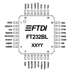 FT232BL SMD USB Interface Integration LQFP-32 - Thumbnail