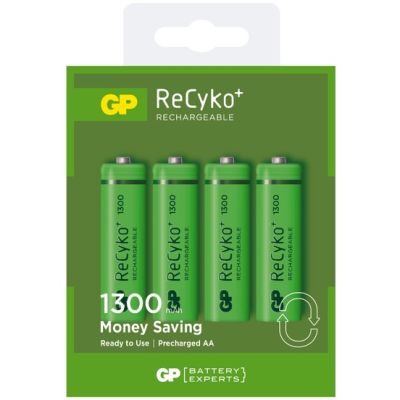 GP - GP 1300 mAh Ni-MH Şarj Edilebilir Pil - AA - 4 Adet - 2GBE4