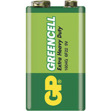 GP Greencell Pil 9V - Thumbnail