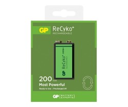GP 9V Pil 200mAh Şarjlı
