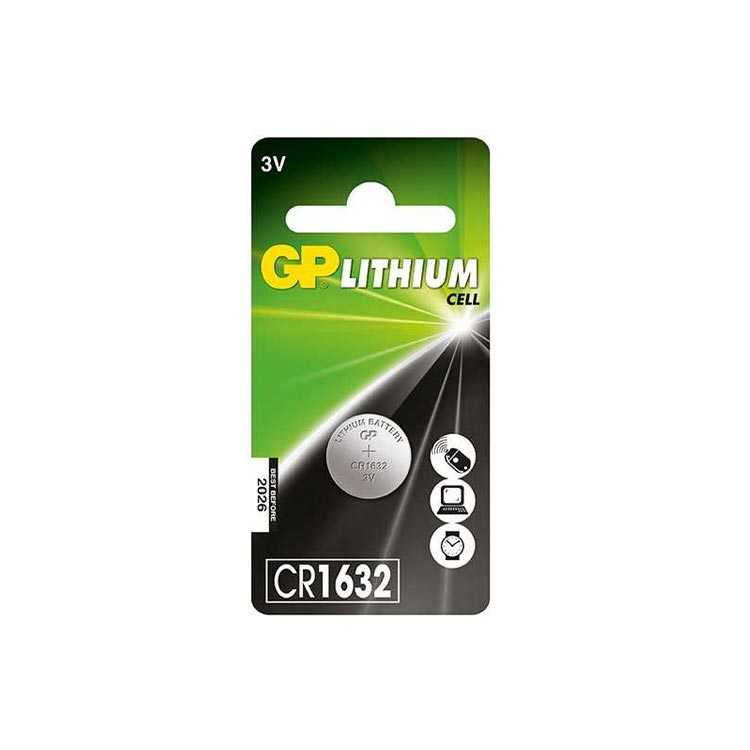 GP CR1632 3V Lityum Pil - Elektronik Aygıtlar için