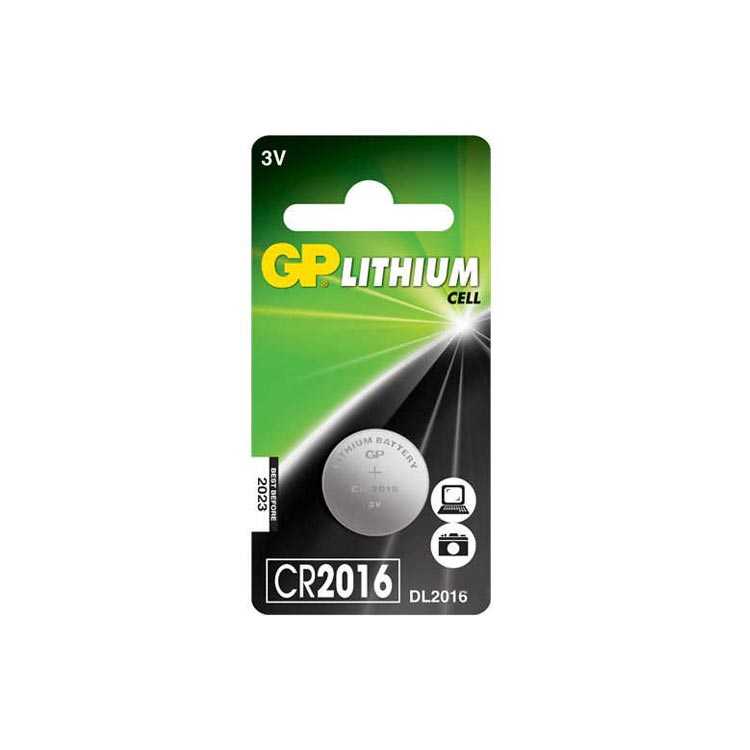 GP CR2016 3V Lityum Pil - Elektronik Aygıtlar için