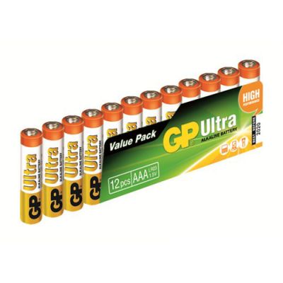 GP - GP Ultra 1.5V AAA LR03 Kalem Pil - 12'li Ekonomik Paket