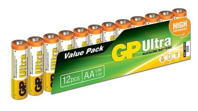 GP - GP Ultra 1.5V AA LR6 Kalem Pil - 12'li Ekonomik Paket