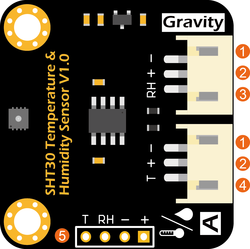 Gravity: Analog SHT30 Humidity and Temperature Sensor - Thumbnail