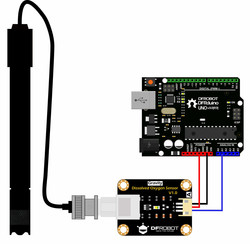 Gravity: Arduino ve Raspberry Pi Uyumlu Analog Çözünmüş Oksijen Sensörü / Metre Kiti