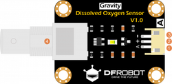 Gravity: Arduino ve Raspberry Pi Uyumlu Analog Çözünmüş Oksijen Sensörü / Metre Kiti - Thumbnail