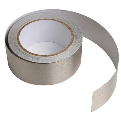 China - Gümüş İletken Gri Kumaş Bant 20mm