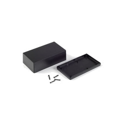 HH070 Plastik Kutu Siyah (76x136x50mm) - Thumbnail