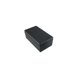 HH070 Plastik Kutu Siyah (76x136x50mm) - Thumbnail