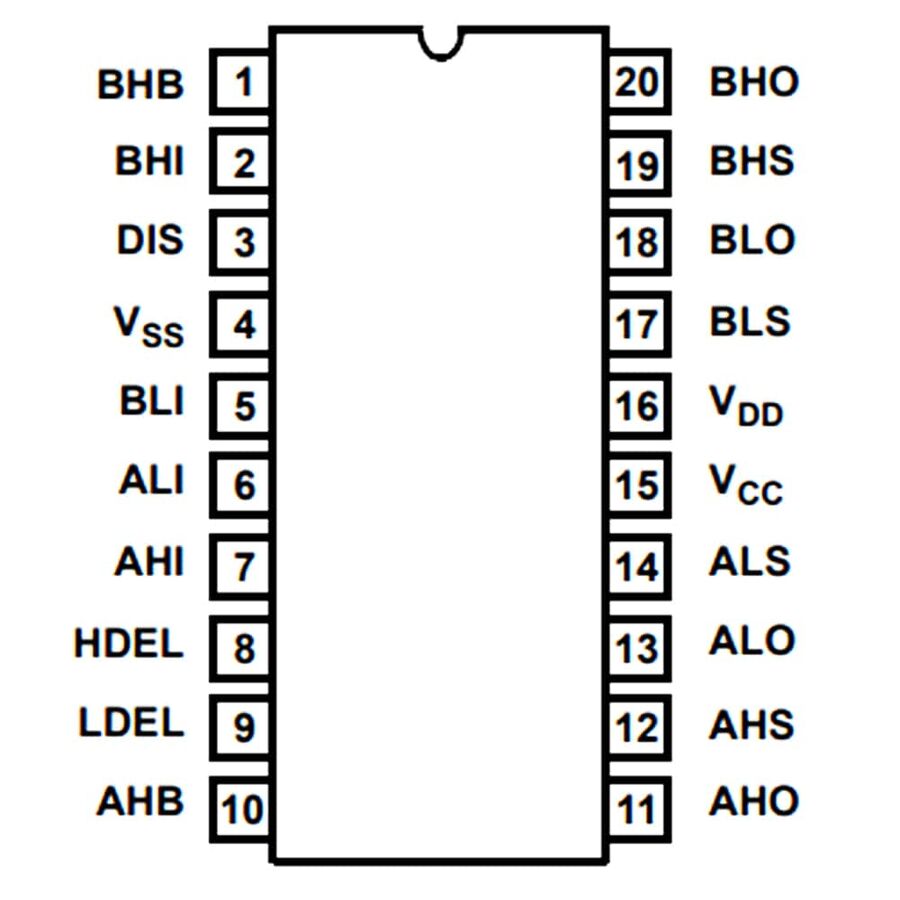 HIP4081AIP HIP4081AIPZ HIP4081 DIP-20 Bridge Drive External Switch Chip