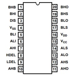 HIP4081AIP Mosfet Sürücü Entegresi Dip-20 - Thumbnail