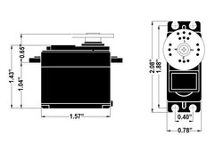 HS311 Standart Servo Motor - Thumbnail