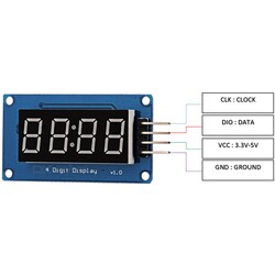 HW-069 4-digit Dijital Display Modül - Thumbnail