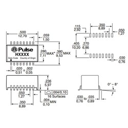 HX1188NL Smd Trafo - Thumbnail