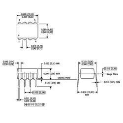 INA121 Instrumentation Amplifier Integration DIP-8 - Thumbnail