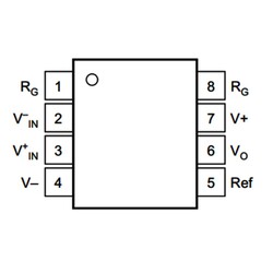 INA126 Instrumentation Amplifier Integration DIP-8 - Thumbnail