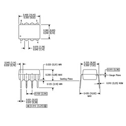 INA126 Instrumentation Amplifier Integration DIP-8 - Thumbnail