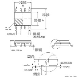 INA128 Smd Enstrümantasyon Yükselteci Entegresi Soic-8 - Thumbnail