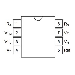 INA128 SMD Instrumentation Amplifier Integration SOIC-8 - Thumbnail