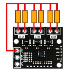 INA3221 3 Channel Shunt Current Power Module - Thumbnail