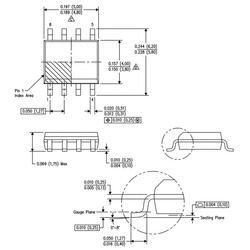 IC-826 Smd Amplifikatör Amfi Entegresi Soic-8 - Thumbnail