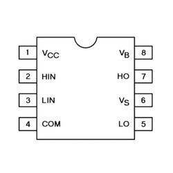 IR2101 Mosfet Driver Integration DIP-8 - Thumbnail