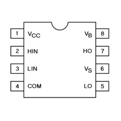 IR2101 SMD Mosfet Driver Integration SOIC-8 - Thumbnail