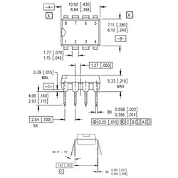 IR2101PBF Mosfet Sürücü Entegresi Dip-8 - Thumbnail