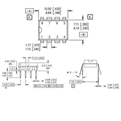 IR2102 Mosfet Sürücü Entegresi Dip-8 - Thumbnail