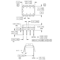 IR2104 210mA Mosfet Driver Integration DIP-8 - Thumbnail