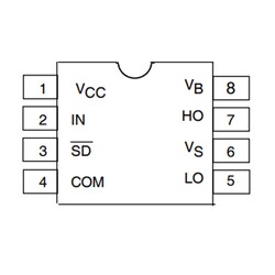 IR2109 Mosfet Sürücü Entegresi Dip-8 - Thumbnail