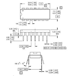 IR2110 Mosfet Sürücü Entegresi Dip-14 - Thumbnail