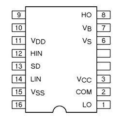 IR2110 SMD Mosfet Driver Integration SOIC-16 - Thumbnail