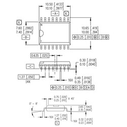IR2110 SMD Mosfet Driver Integration SOIC-16 - Thumbnail