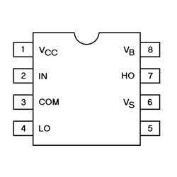 IR2111 Mosfet Driver Integration DIP-8 - Thumbnail