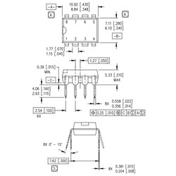 IR2111 Mosfet Sürücü Entegresi Dip-8 - Thumbnail