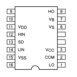 IR2113 2.5A SMD Mosfet Driver Integration SOIC-14 - Thumbnail