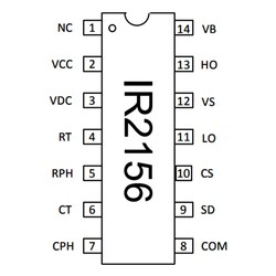 IR2156 Güç Kontrol Entegresi Dip-14 - Thumbnail